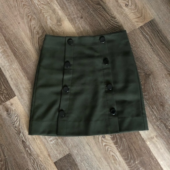 LOFT Skirts | Loft Green Skirt With 